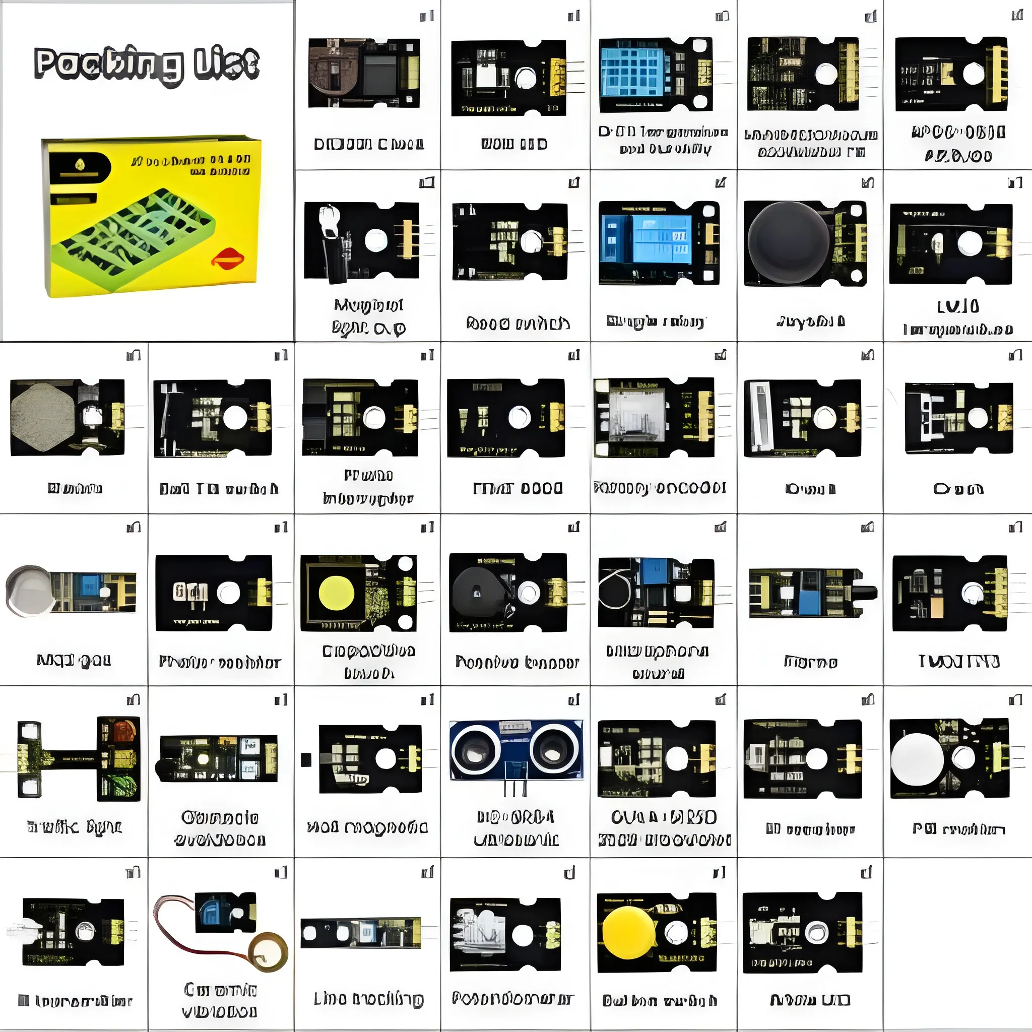 Keyestudio Sensor Starter V2.0 Kit 37 in 1 Box Sensor Kit for Arduino Sensor Kit (No Board) - Image 4