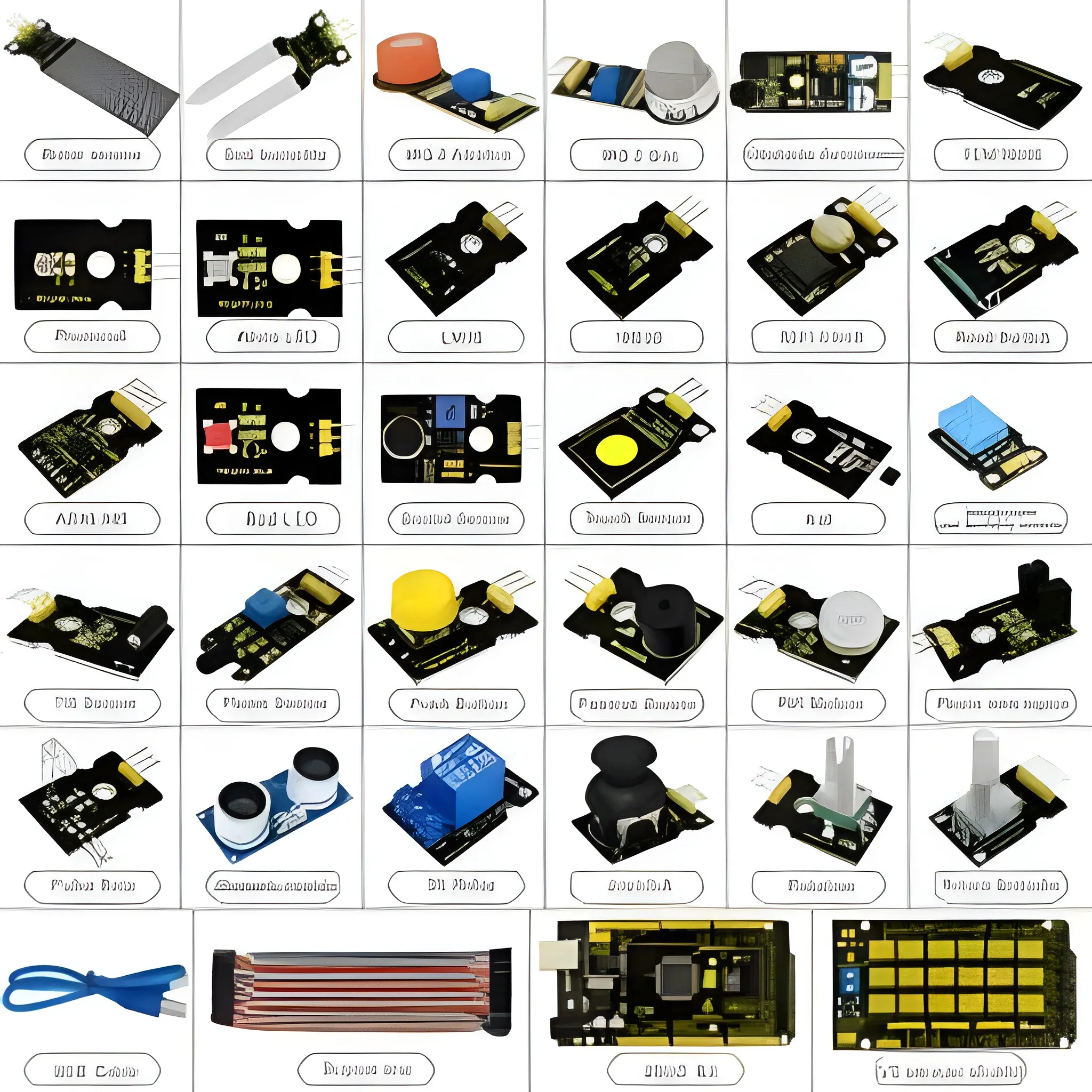 Keyestudio Sensor Starter Kit For Arduino Education Project With Mega 2560+Shield V1+Sensors+Dupont cable+PDF(online) - Image 3