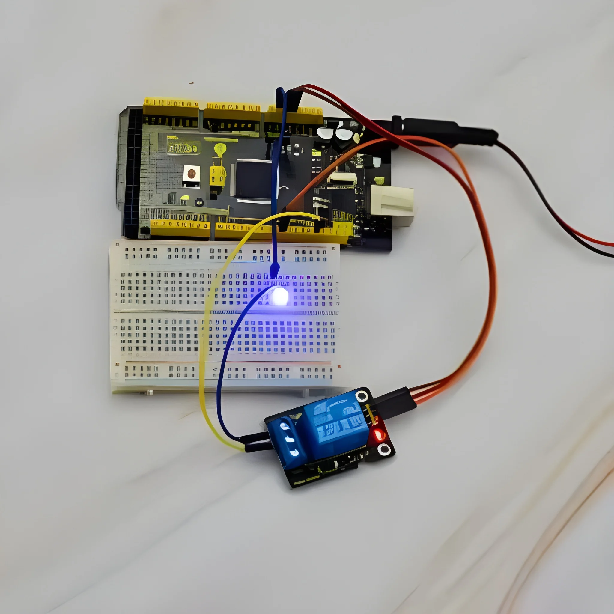 Keyestudio Sensor Starter Kit For Arduino Education Project With Mega 2560+Shield V1+Sensors+Dupont cable+PDF(online) - Image 7
