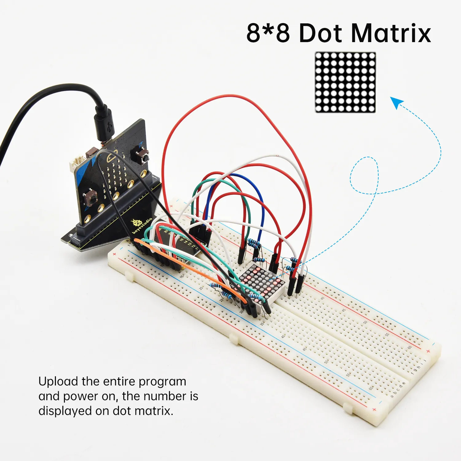 Keyestudio Programming STEM Micro bit V2 Kit Complete Starter Kit (With Micro bit Board) - Image 6