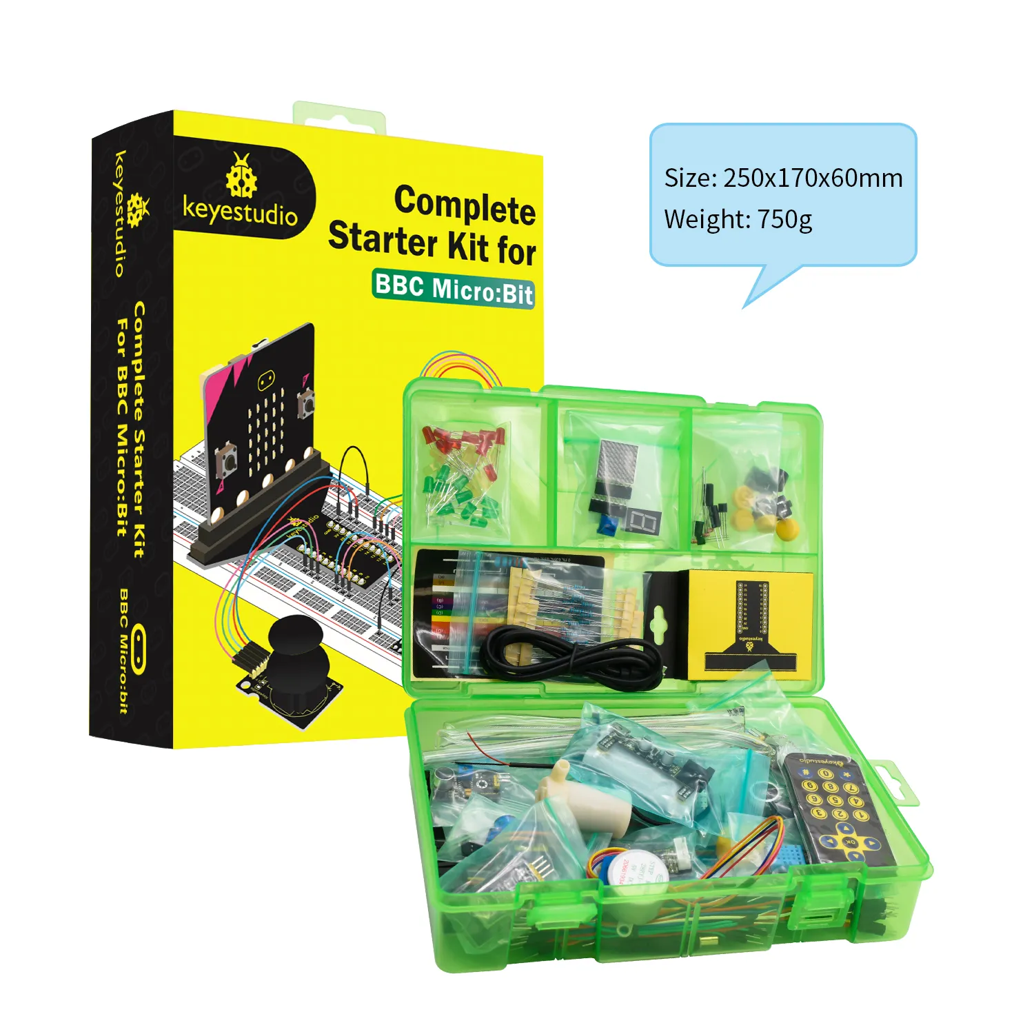 Keyestudio Programming STEM Micro bit V2 Kit Complete Starter Kit (With Micro bit Board) - Image 3