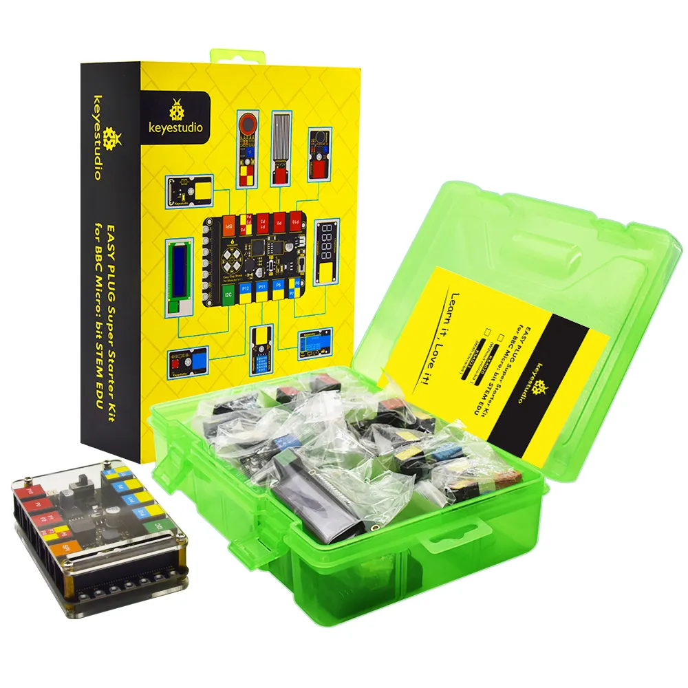 Keyestudio EASY PLUG Microbit V2 Super Starter Kit Makecode Programming Electronic Kit Without Microbit Board - Image 9
