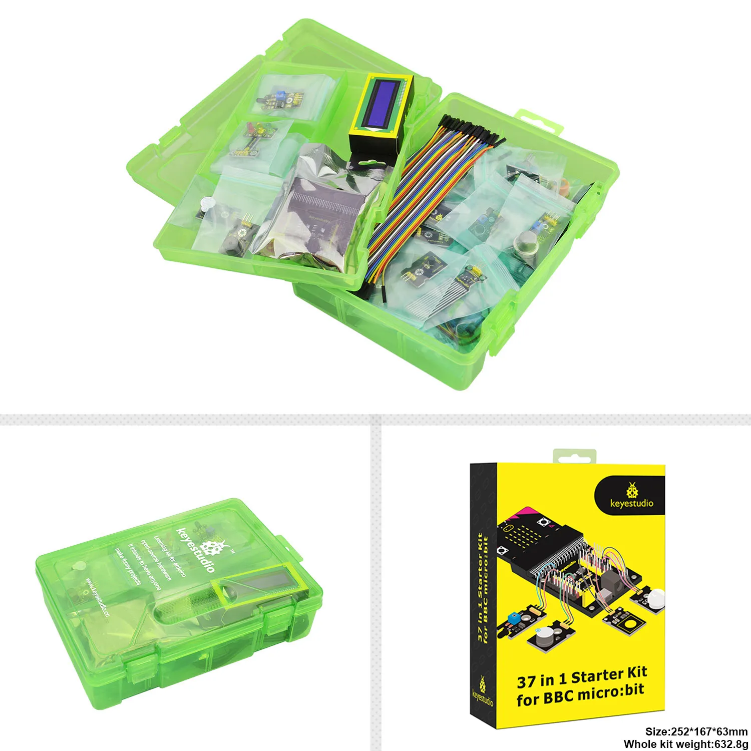 keyestudio Micro Bit 37 in 1 Sensor Starter Kit for BBC Micro:Bit (NO Micro Bit Board ) - Image 12